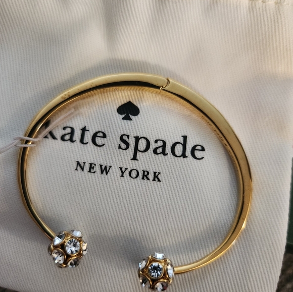 Kate Spade Gold TONED Open Cuff Bracelet - Picture 3 of 4
